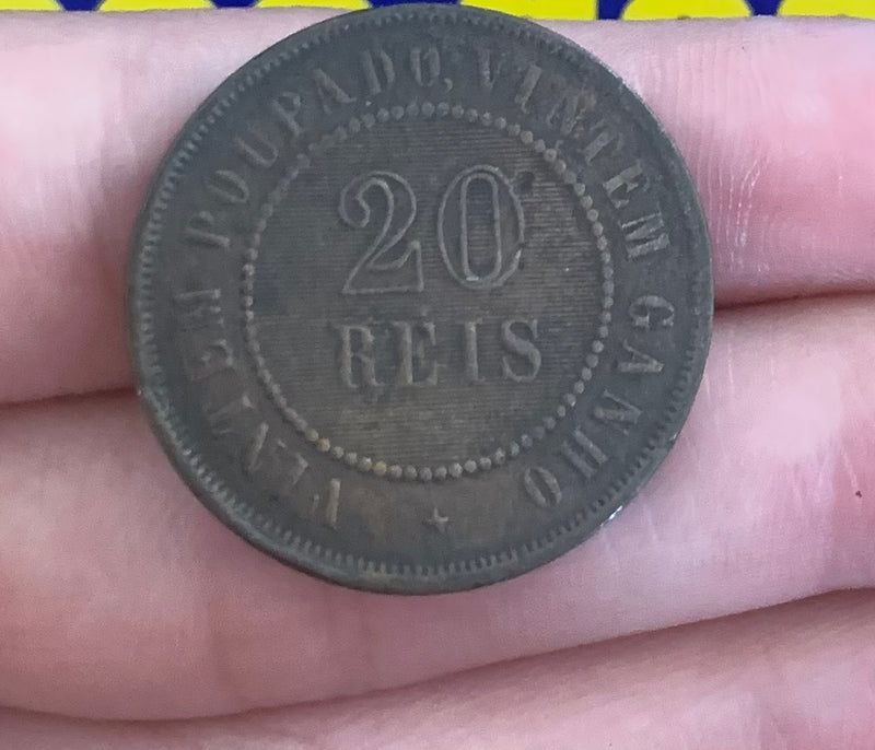 Moeda 20 Réis Ano 1889 Rara Coleção