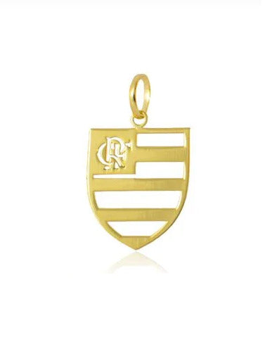 Pingente Time do Flamengo Ouro 18 kilates 1.60 Gramas 18 mm