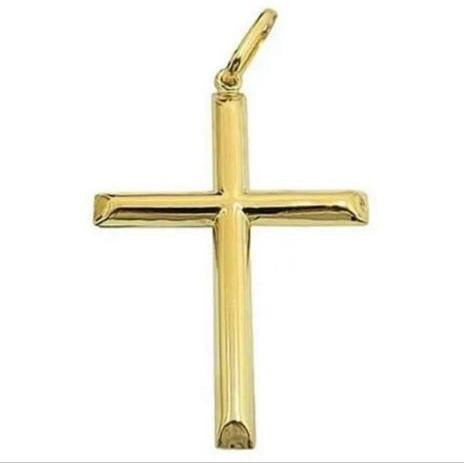 Pingente Cruz Palito Ouro 18 kilates 1.60 Gramas 18 mm