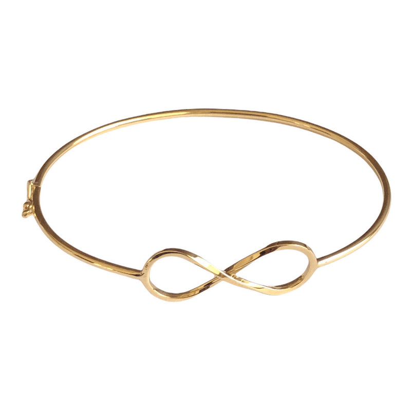 Bracelete Infinito Pulseira Ouro 18 Kilates 4 Gramas