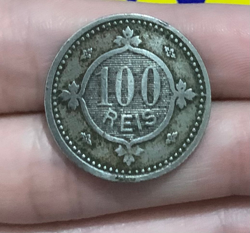 Moeda 100 Réis 1900 Raridade