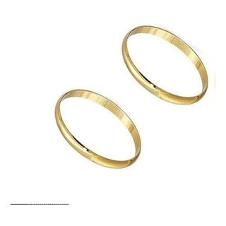 Alianças Noivado / Casamento Ouro 18k Polidas 2 Mm 1.6 Gramas