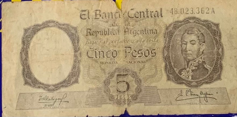 Cédula 5 Pesos