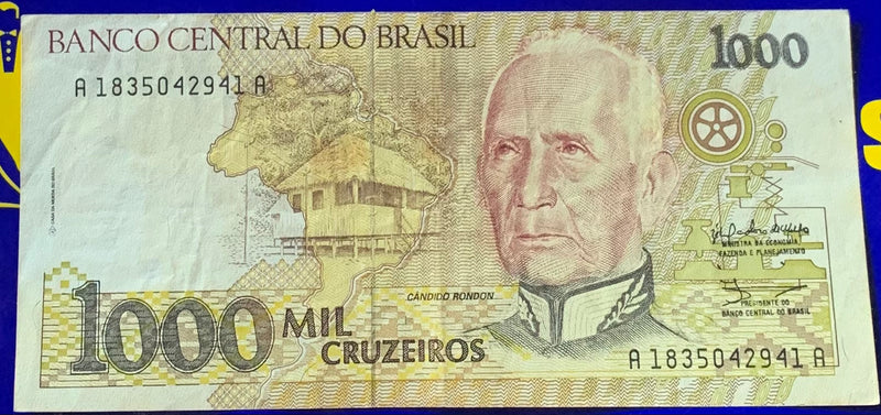 Cédula 1000 Cruzeiros