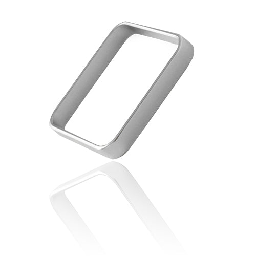 Anel quadrado Prata 950 de Lei 2 mm Lindo anel de prata