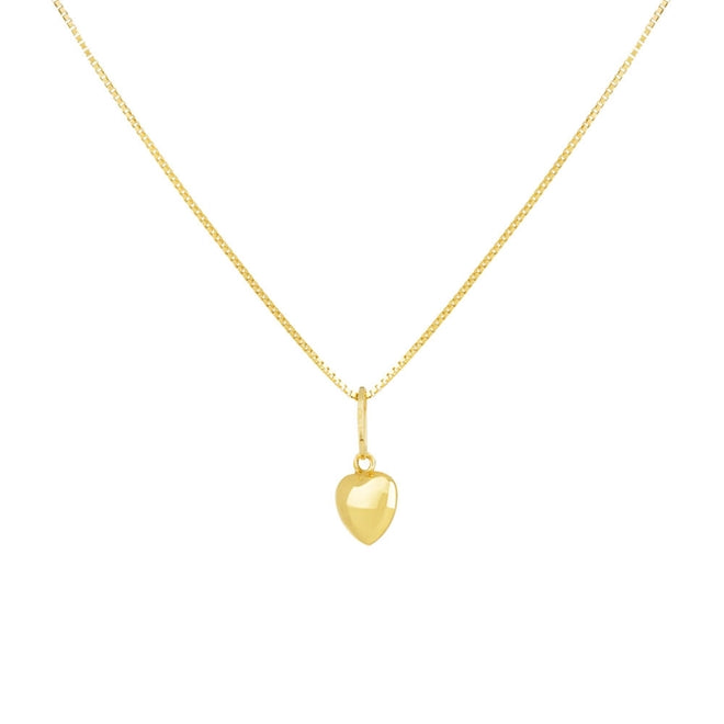 Pingente Ouro 18k Coração 6 mm